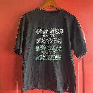 Black Graphic T-Shirt from Amsterdam